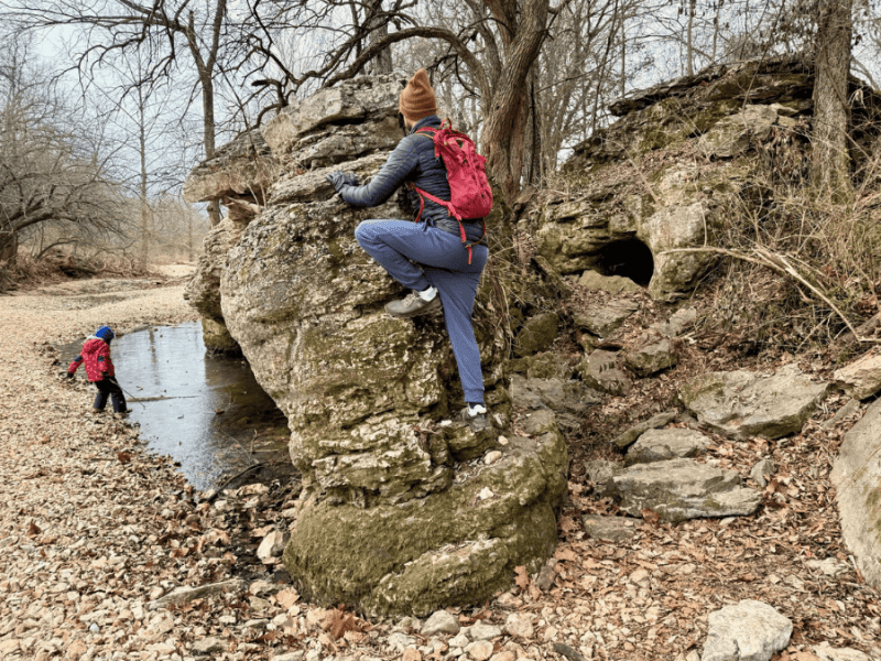 A winter hunt for Lost Hill Park’s secret&nbsp;cave
