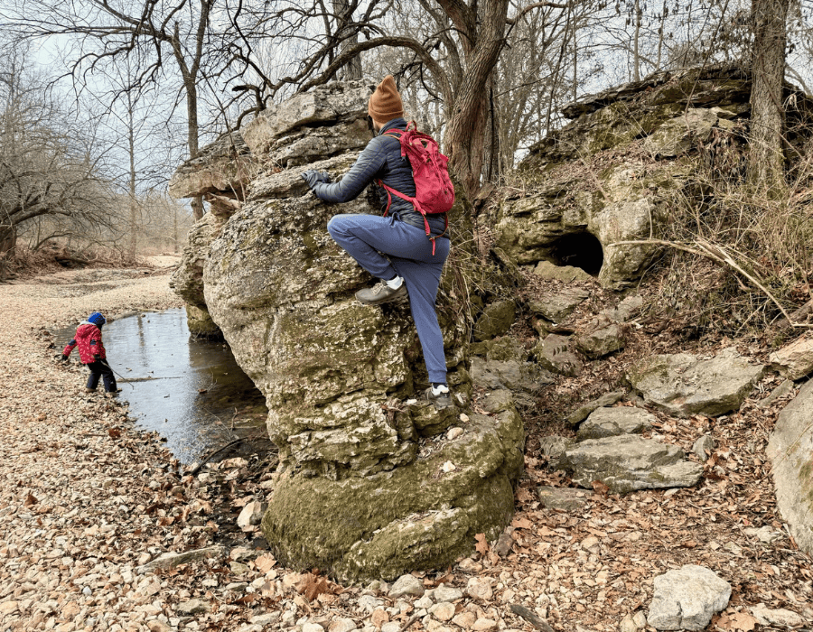 A winter hunt for Lost Hill Park’s secret cave